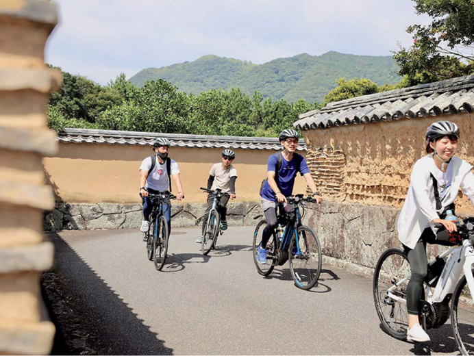 萩城下町サイクリング