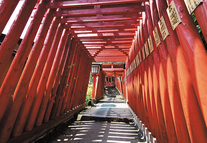 太皷谷稲成神社の千本鳥居